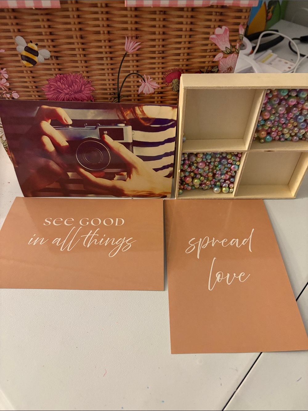 Inspirational Wall Art Trio - 'See Good' & 'Spread Love'